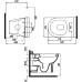Подвесной унитаз Bien Organic OGKA052N1VP0W3000 с сиденьем