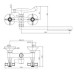 Смеситель для ванны Haiba HB2124