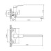 Смеситель для ванны Haiba HB22572