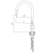 Смеситель для кухни Haiba HB70304-5 сталь