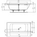 Акриловая ванна Ideal Standard Connect Air 170х75 на ножках