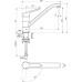 Смеситель для кухни Ideal Standard Ceraflex BC132AA