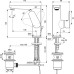 Смеситель для раковины Ideal Standard Cerafine Model D BC497AA