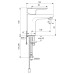 Смеситель для раковины Ideal Standard Cerapline III Slim BC568AA