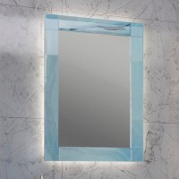 Зеркало для ванной Marka One Glass 60 Blue marble