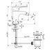 Смеситель для биде Ideal Standard Dot BC323AA