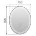 Зеркало для ванной Marka One Joli 75 Light