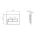 Кнопка для инсталляции Ideal Standard W3708AA