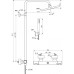 Душевая стойка Ideal Standard Ceratherm T25 BC748XG матовая