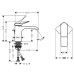 Смеситель для раковины Hansgrohe Vivenis 75010670