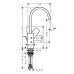 Смеситель для раковины Hansgrohe Vivenis 75030000