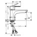 Смеситель для ванны Hansgrohe Rebris 72435000