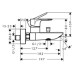 Смеситель для ванны Hansgrohe Rebris 72450670