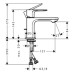 Смеситель для раковины Hansgrohe Rebris 72510000