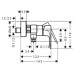 Смеситель для душа Hansgrohe Rebris 72640000