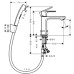 Смеситель для биде Hansgrohe Rebris 72215000
