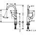 Смеситель для раковины Hansgrohe Logis 71131000