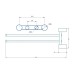Полотенцедержатель Haiba HB8412-4