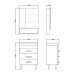 Тумба с раковиной Comforty Никосия 60 00-00011160