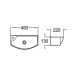 Раковина Comforty 45х44.5 7946R