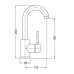 Смеситель для раковины Cezares Olimp OLIMP-LSM2-02-L