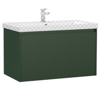 Тумба под раковину Cersanit Grande 80 зеленая