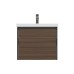 Тумба под раковину Cersanit Grande 60 черный орех