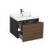 Тумба под раковину Cersanit Grande 60 черный орех