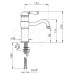 Смеситель Nicolazzi Classica 3471 DB 75 для раковины