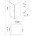 Душевой уголок Niagara Nova 100х80 NG-63-8A-A100