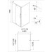 Душевой уголок Niagara Nova 80х100 NG-63-10A-A80