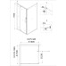 Душевой уголок Niagara Nova 100х110 NG-83-11AB-A100B
