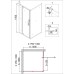 Душевой уголок Niagara Nova 100х100 NG-43-10AG-A100G
