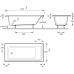 Акриловая ванна Jacob Delafon Formilia 170х80 E6139L-00