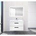 Тумба под раковину BelBagno Aurora 800-2C-SO-BL Bianco Lucido