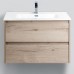 Тумба под раковину BelBagno Kraft 700-2C-SO-RGB Rovere Galifax Bianco