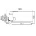 Смеситель для ванны Ledeme L2228-B