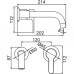Смеситель для раковины Ledeme L1003-1