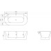Акриловая ванна Belbagno 150х80 BB405-1500-800