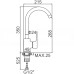 Смеситель для кухни Ledeme L4054-2