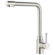Смеситель для кухни Ledeme L74155-3 сталь