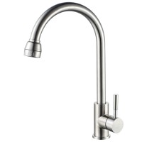 Смеситель для кухни Ledeme L74205 сталь