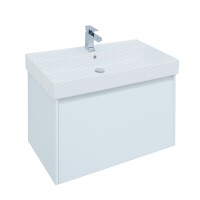 Тумба под раковину Aquanet Nova Lite 90 1 ящик, белый глянец