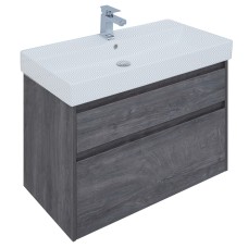 Тумба под раковину Aquanet Nova Lite 90 2 ящика, дуб рошелье