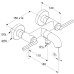 Смеситель для ванны Kludi Nova fonte 205405315