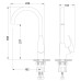 Смеситель для кухни Lemark Linara LM0405PGR