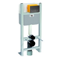 Инсталляция для унитаза Oli 014091 с кнопкой 139187 черный