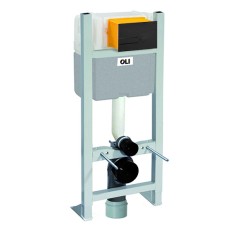 Инсталляция для унитаза Oli 014091 с кнопкой 670002 антрацит