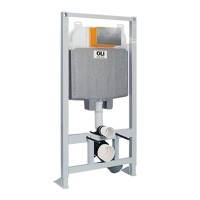 Инсталляция для унитаза Oli 601824 с кнопкой 635161 хром глянцевый