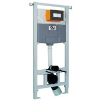 Инсталляция для унитаза Oli 290160m с кнопкой 641017 черный soft-touch/хром глянцевый